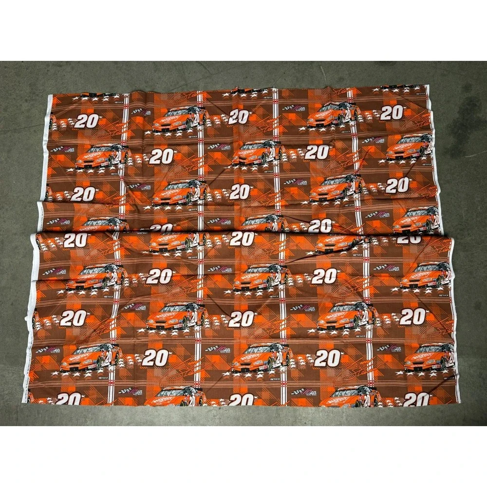 Vintage‎ 2003 NASCAR Tony Stewart #20 Home Depot Fabric Lot (3 Yards Total)